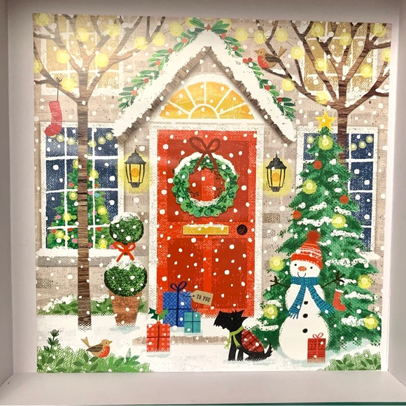 NEW Galison HOME FOR THE HOLIDAYS 500 piece puzzle Christmas winter - Picture 3 of 3